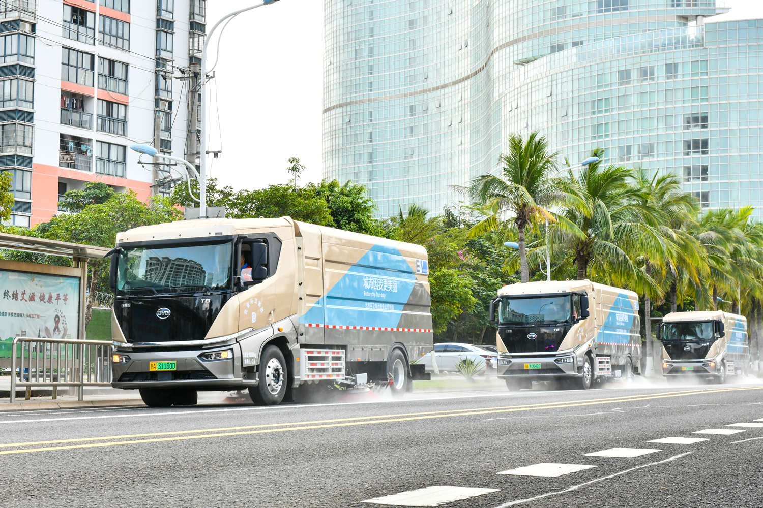 純電動洗掃車守護藍天