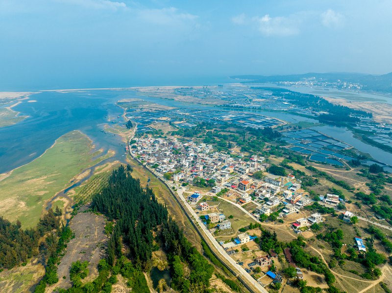 咸田村。海南省農(nóng)業(yè)農(nóng)村廳供圖